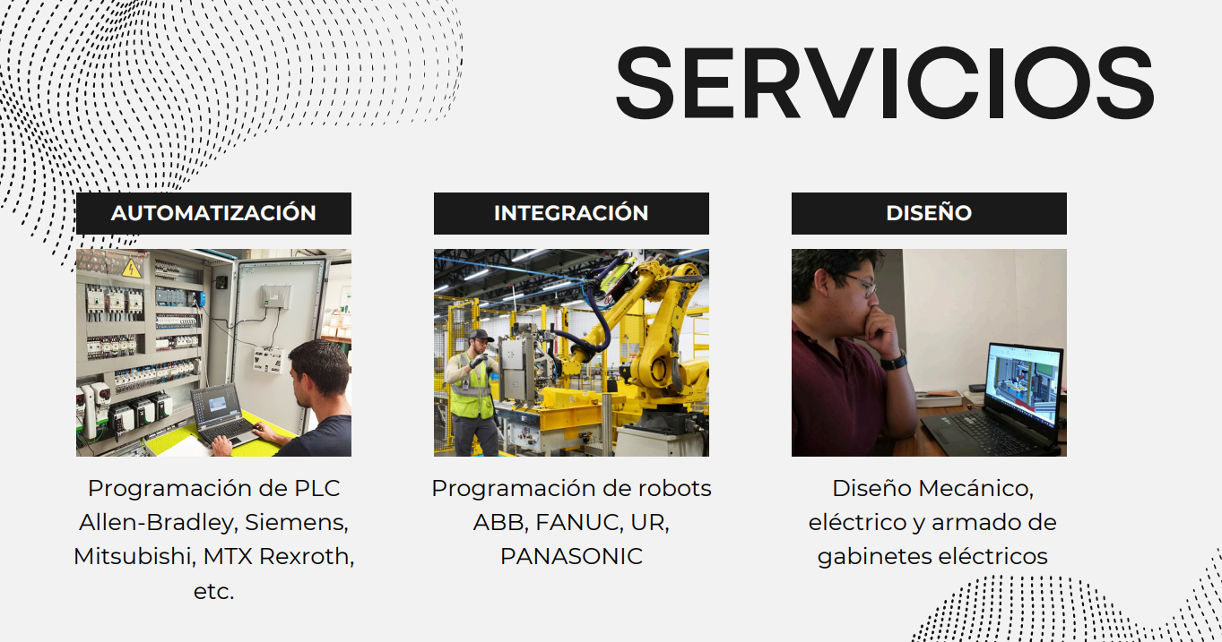 Servicios de automatización, integración y diseño industrial en PIM.